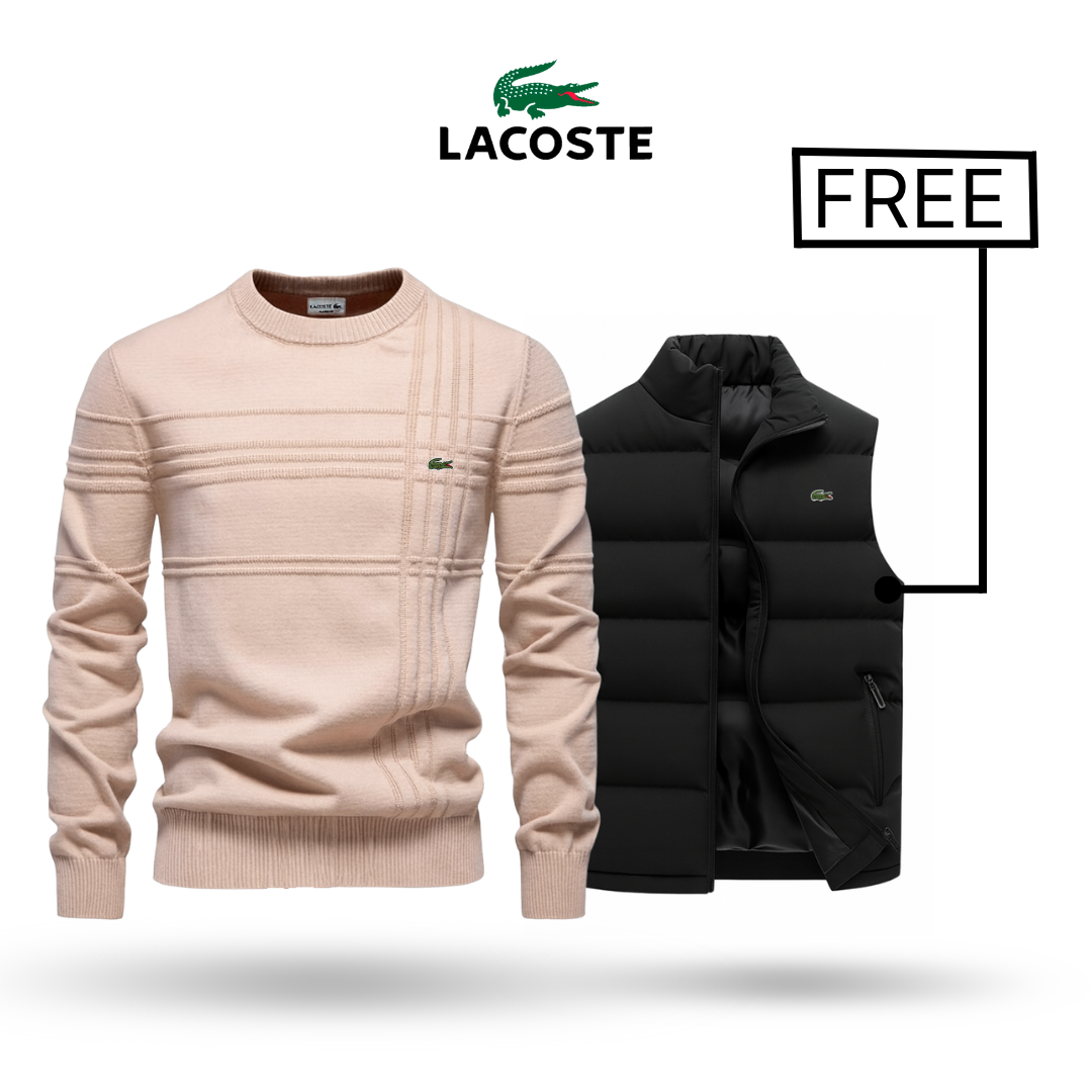 Lacoste Рrеmіum Sweater + Ѕtуluѕ Vеѕt FRЕЕ