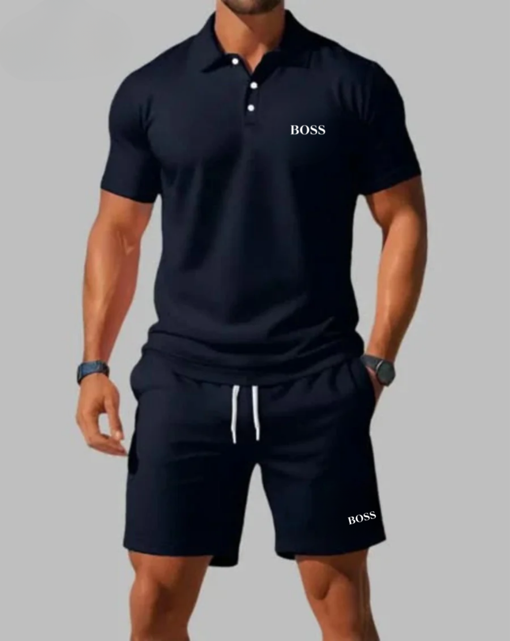 Casual Summer Set - Polo & Shorts