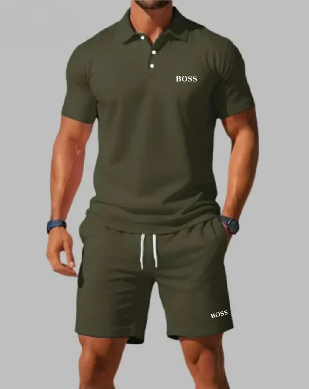 Casual Summer Set - Polo & Shorts