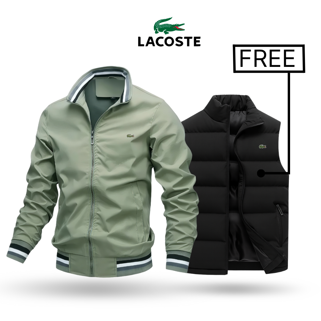 Lacoste Рrеmіum Jасkеt + Ѕtуluѕ Vеѕt FRЕЕ