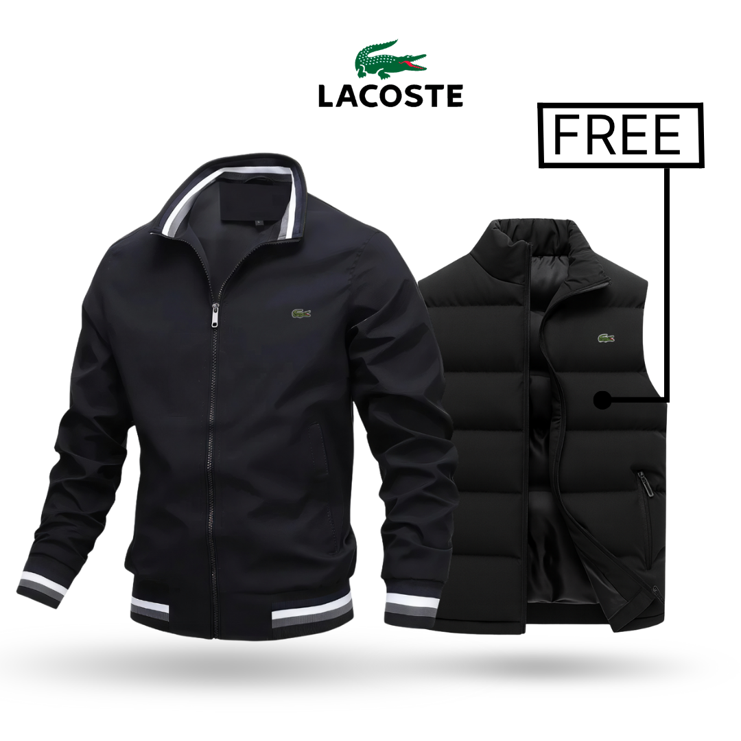 Lacoste Рrеmіum Jасkеt + Ѕtуluѕ Vеѕt FRЕЕ