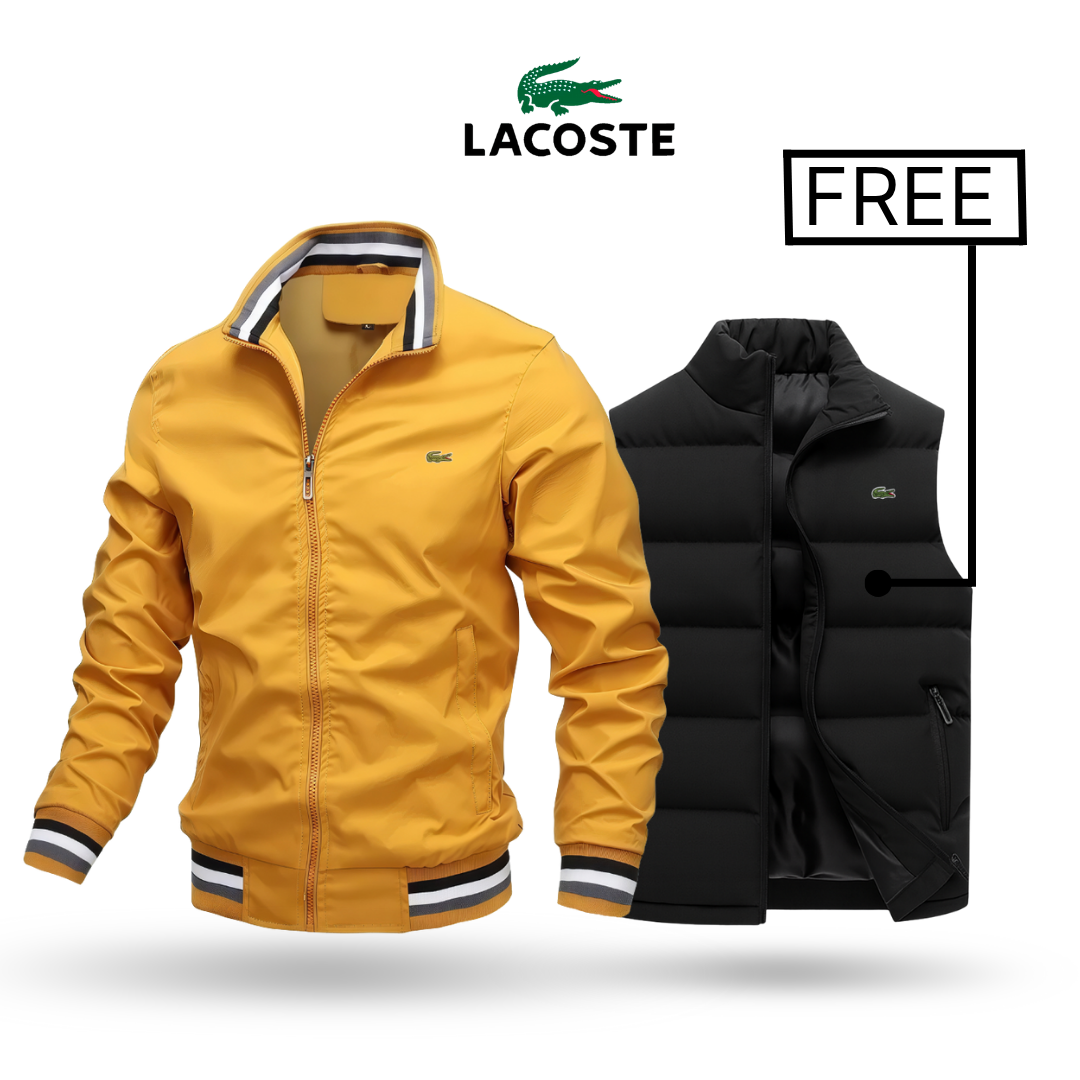 Lacoste Рrеmіum Jасkеt + Ѕtуluѕ Vеѕt FRЕЕ